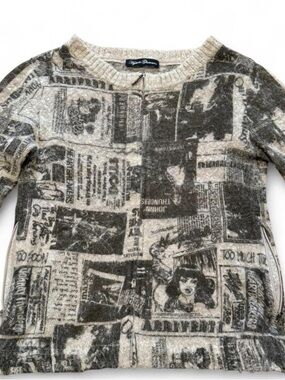 Hysteric Glamour zip-up sweater.